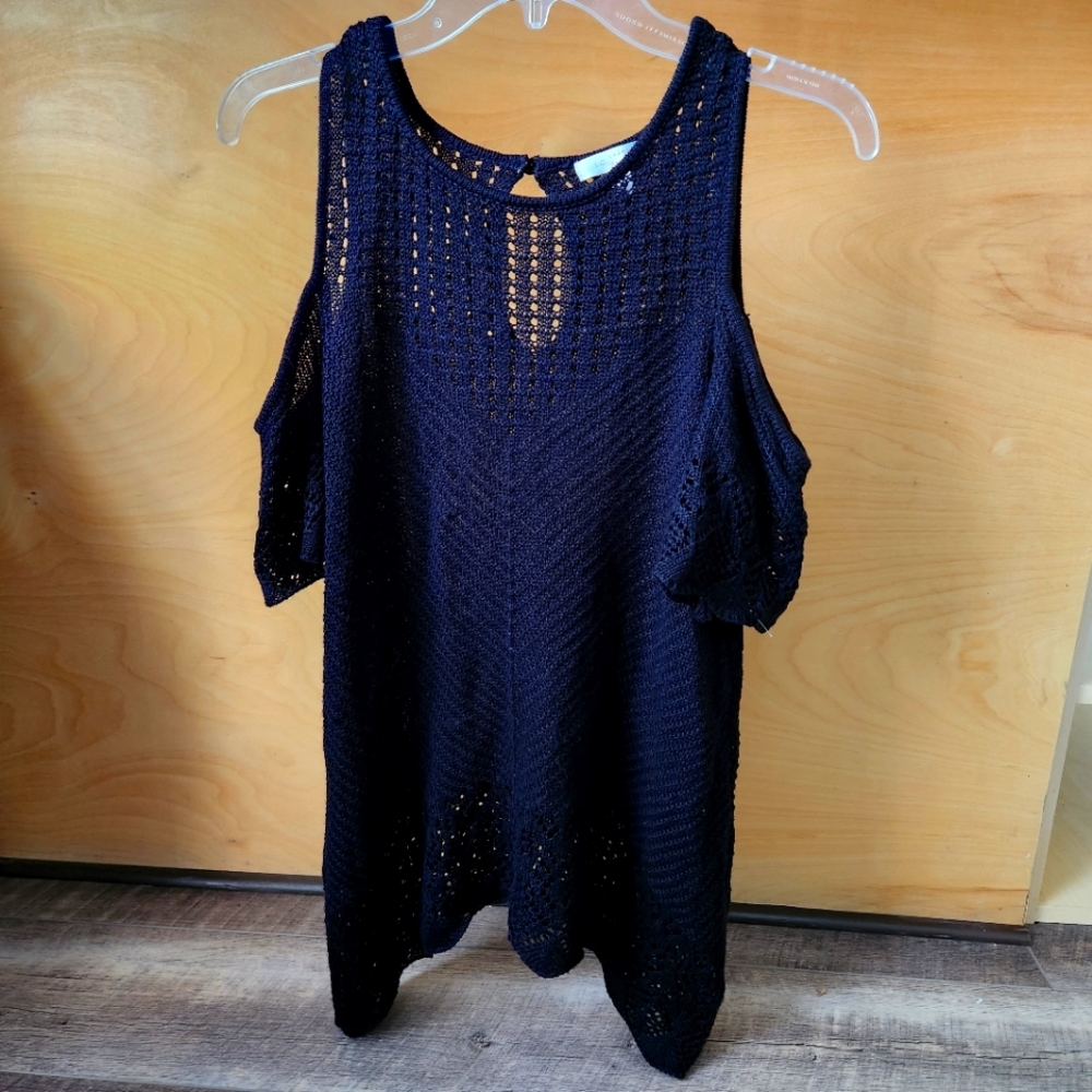 Lauren conrad crocheted blouse size small